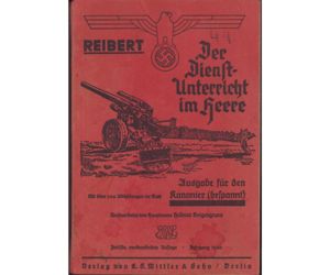 Near Mint WH 'Kanonier bespannt' Reibert 1940