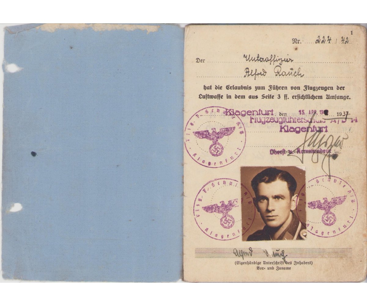 Luftwaffen Führerschein Grouping (Pilot) — image 2