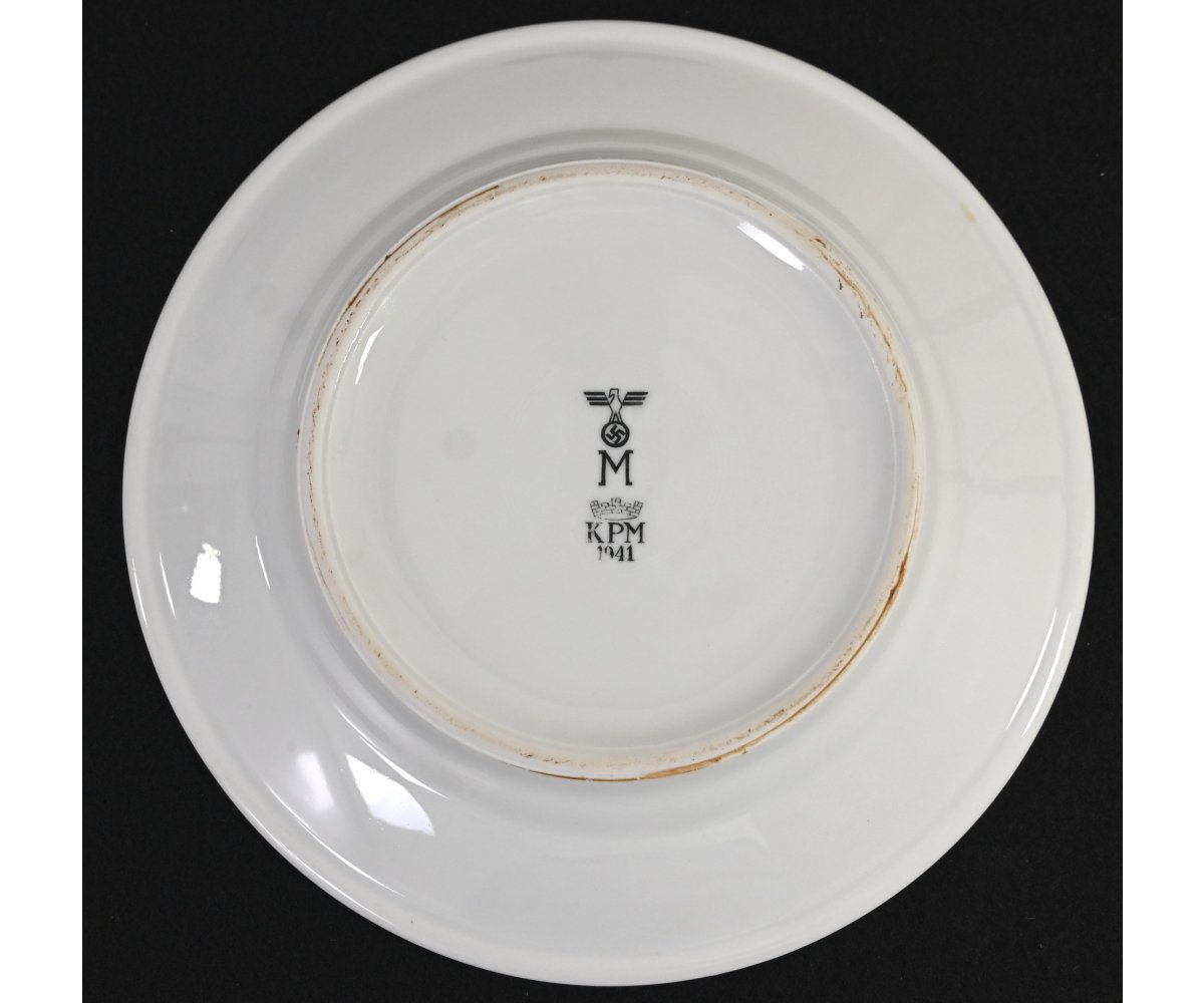 Very Rare Kriegsmarine Admirality Breakfest/Dessert Plate (KPM, 1941) — image 4