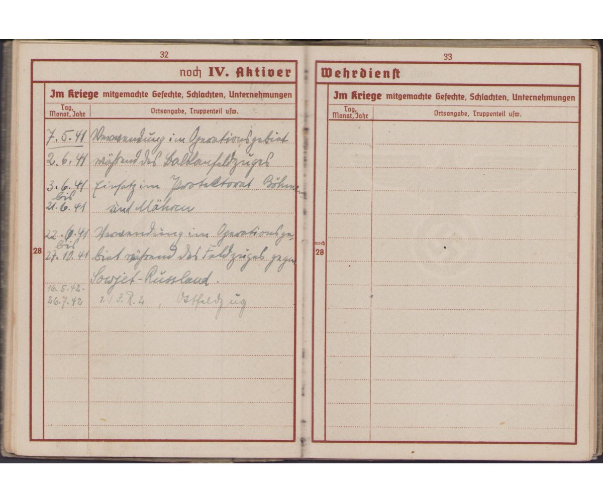 Small Inf.Rgt.2 Wehrpass Grouping — image 12