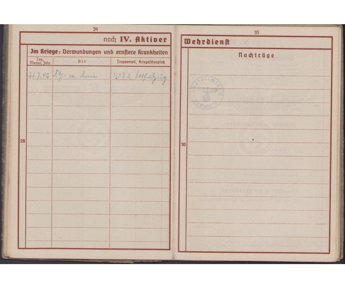 Small Inf.Rgt.2 Wehrpass Grouping — image 13