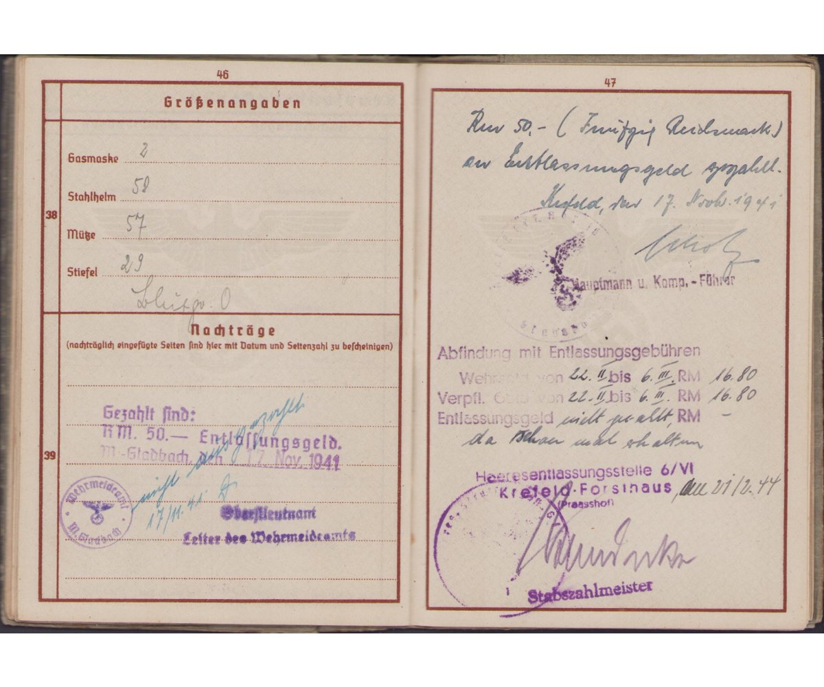 Small Inf.Rgt.2 Wehrpass Grouping — image 15