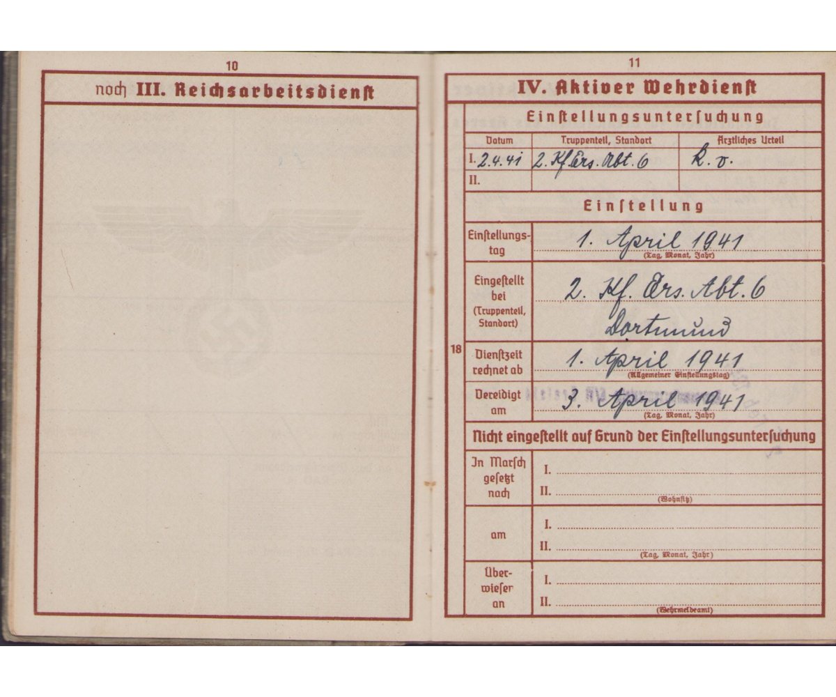 Small Inf.Rgt.2 Wehrpass Grouping — image 6