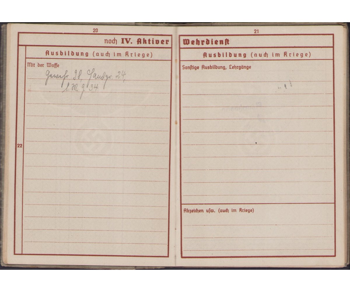 Small Inf.Rgt.2 Wehrpass Grouping — image 8