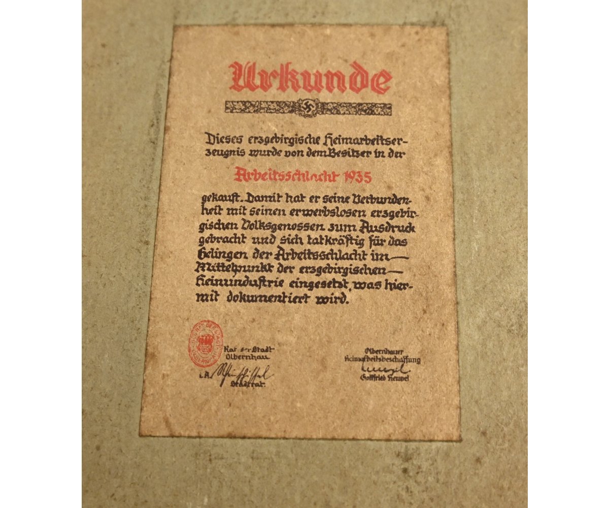 Period Framed Adolf Hitler Portrait (1935!) — image 7