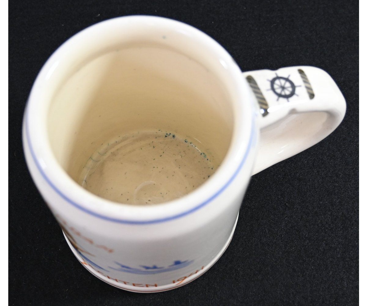 Rare Marine Hafen Abt. Rotterdam Beer Stein 1941 — image 7
