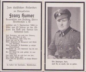 Waffen-ᛋᛋ Death Notice (Cloth Bill Crusher Cap)