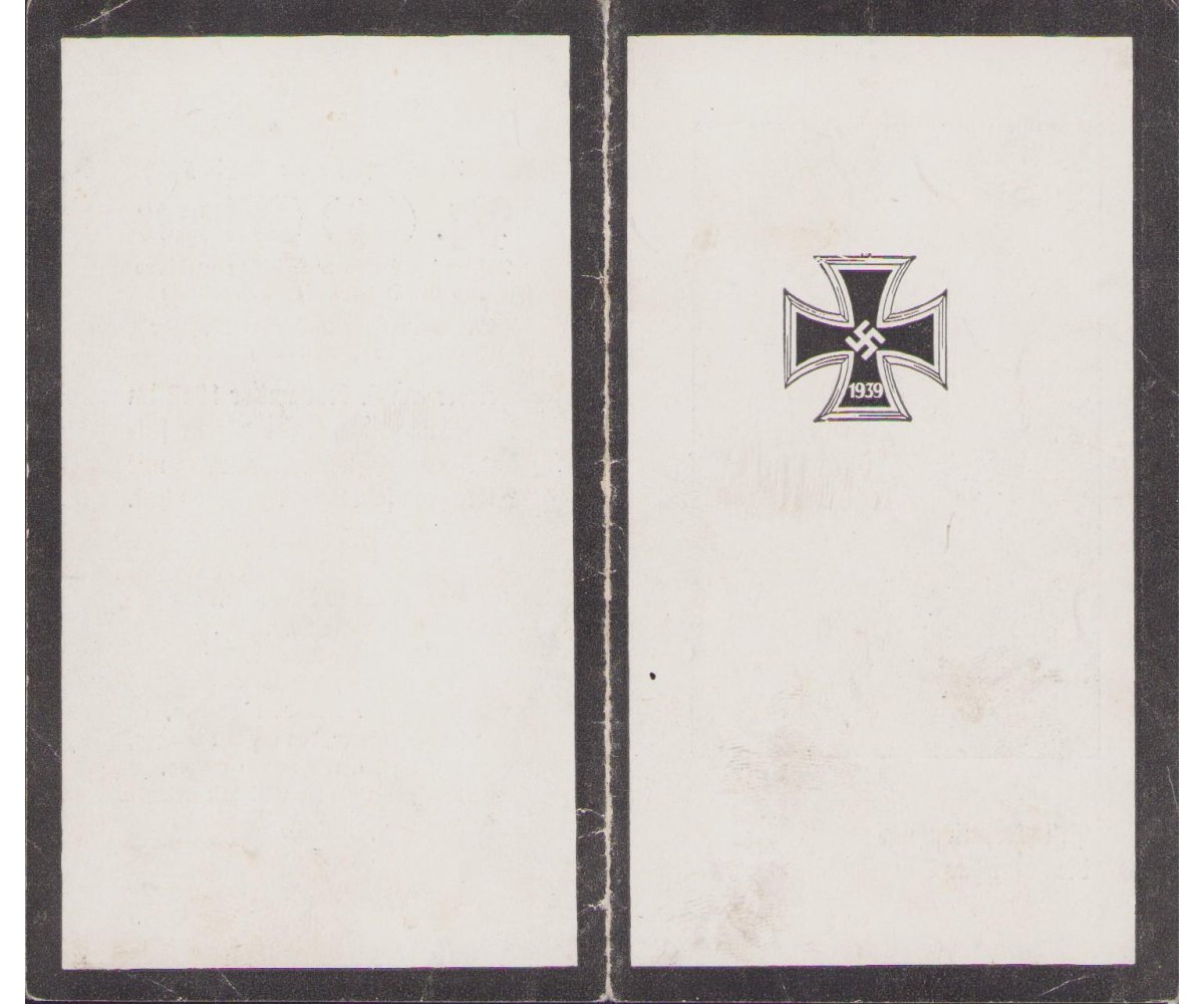 Waffen-ᛋᛋ Death Notice (Camp Guard) — image 2