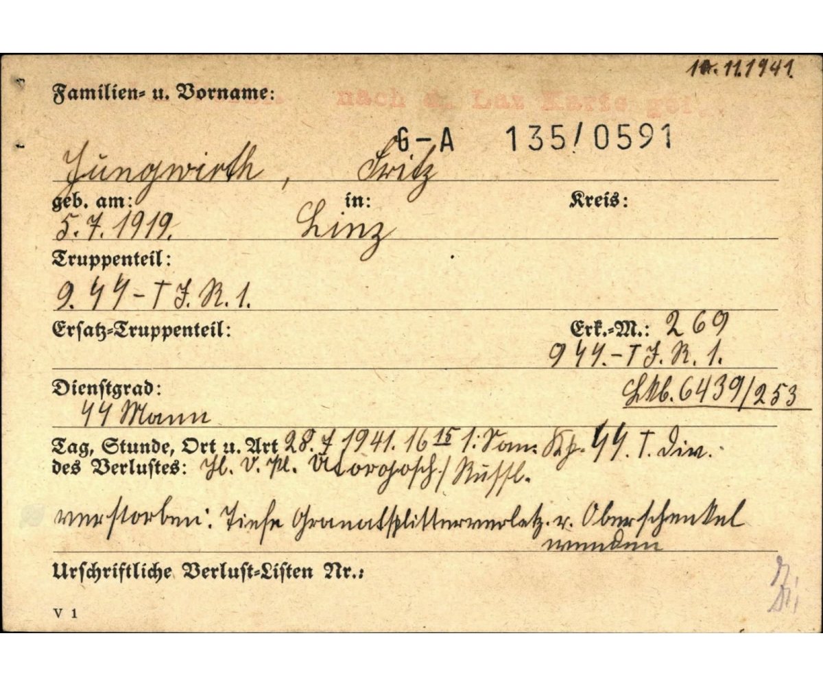 Waffen-ᛋᛋ Death Notice 1943 (ᛋᛋ-T.-.Inf.Regt.1) — image 3