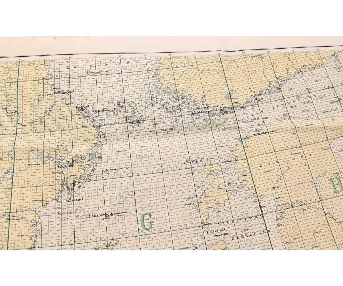 Large! Kriegsmarine Ostsee Map — image 8