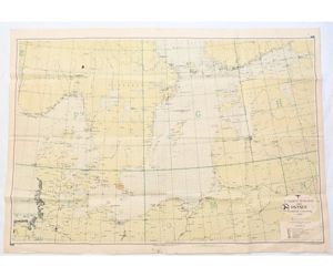 Large! Kriegsmarine Ostsee Map