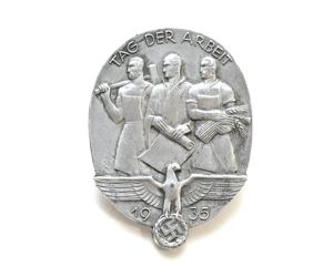 'Tag der Arbeit 1935' Abzeichen (H.Aurich)