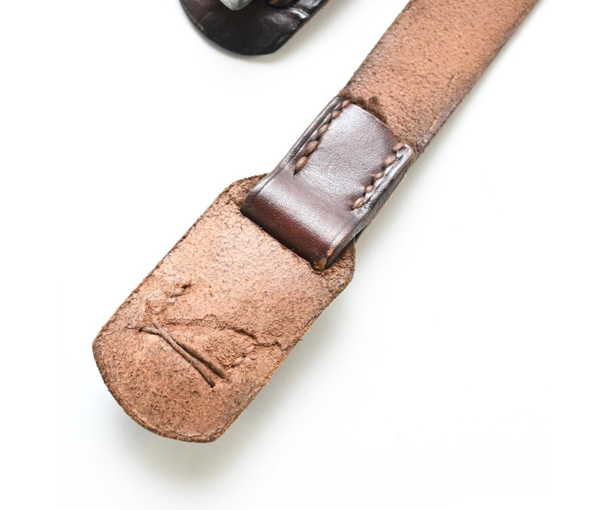 Brown LW/Heer Officer's Cross Strap (Assmann) — image 3