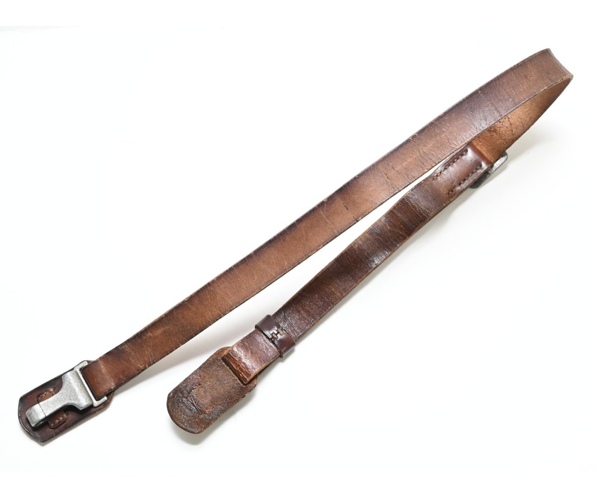Brown LW/Heer Officer's Cross Strap (Assmann) — image 5