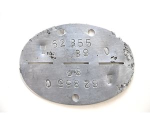 12.Kp./Fallschirmjäger Regiment 1 Erkennungsmarke