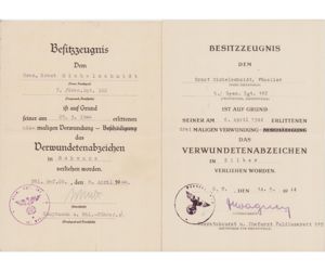 Gren.Rgt.162 VWA Award Document Set