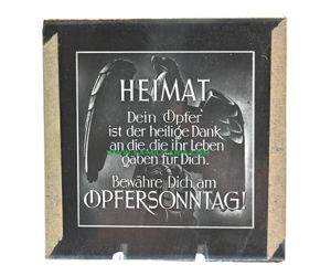 'Opfersonntag' Kinoreklame (Slide)