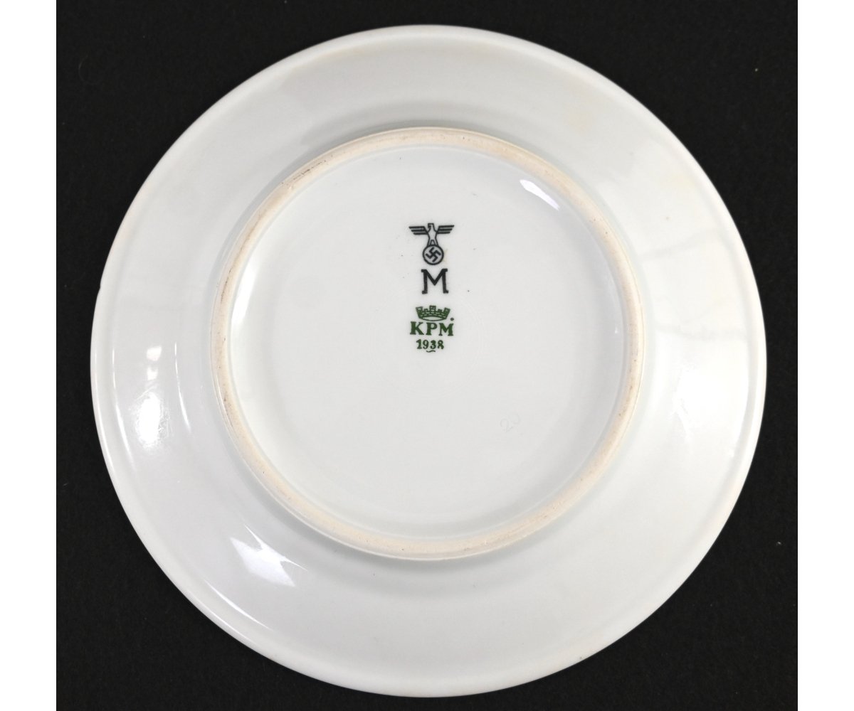 Rare KM Porcelain Bootsmänner Breakfast/Dessert Plate (KPM, 1938) — image 3