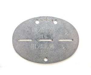III.Abt./Art.Rgt.36 Erkennungsmarke