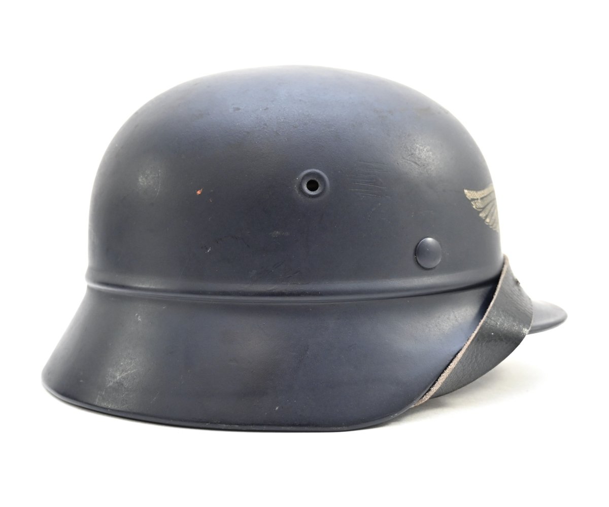 Near Mint M40 Beaded Luftschutz Helmet (Q62) — image 5