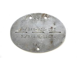 3.Kp./Bau-Batl.232 Erkennungsmarke