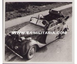 General Rauter Assassination Attempt Press Photo 1945