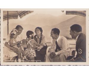 'Familienbesuch Dr.Göbbels auf Obersalzberg' Postcard