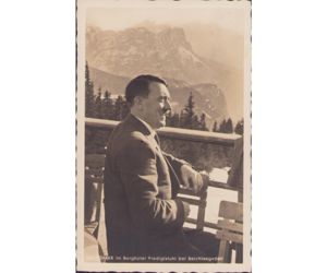 'Der Führer im Berghotel' Postcard