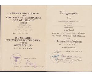 Div.-Gruppe 251 Award Document Set