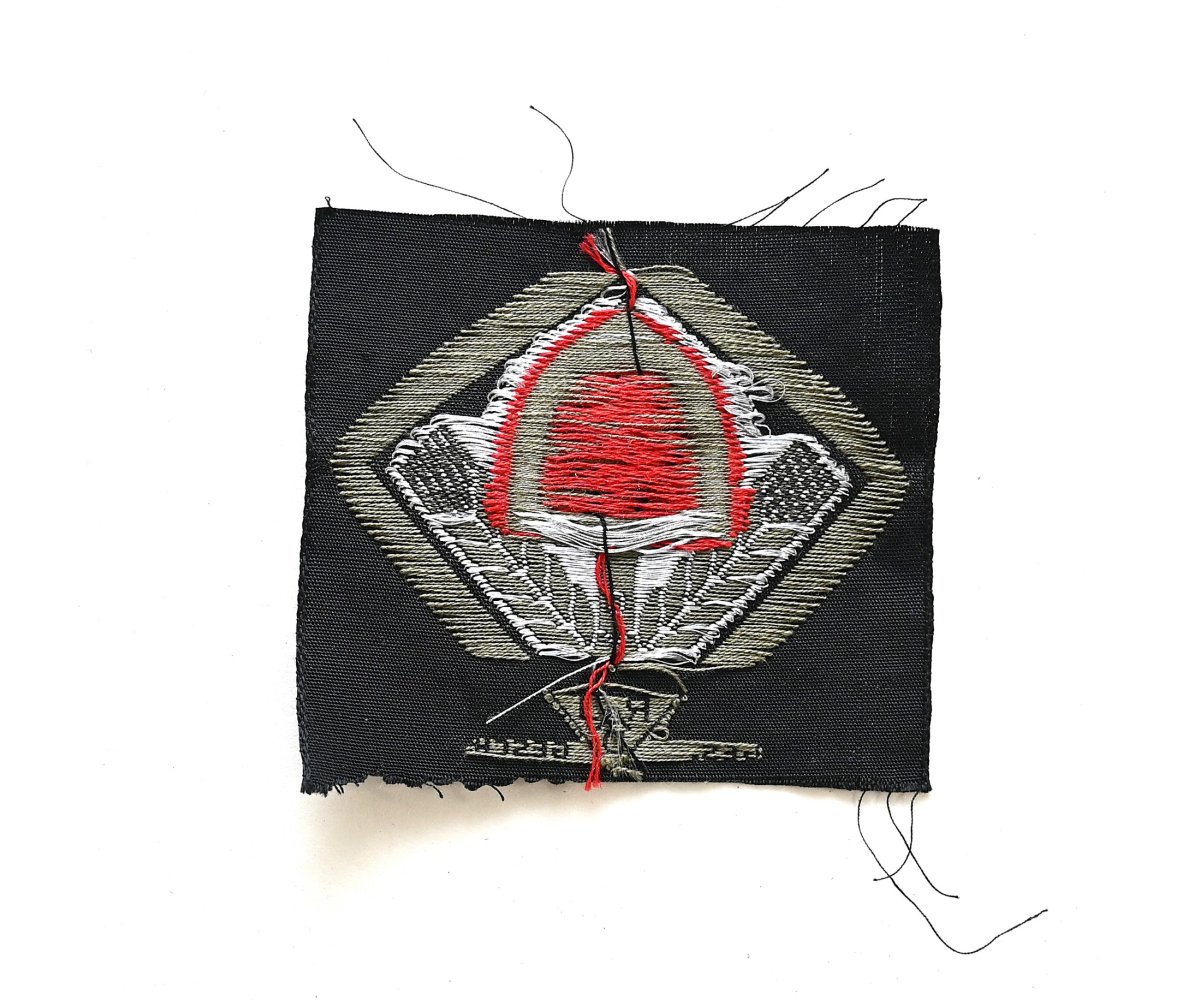 RAD Fuhrer's Bevo Cap Badge — image 2