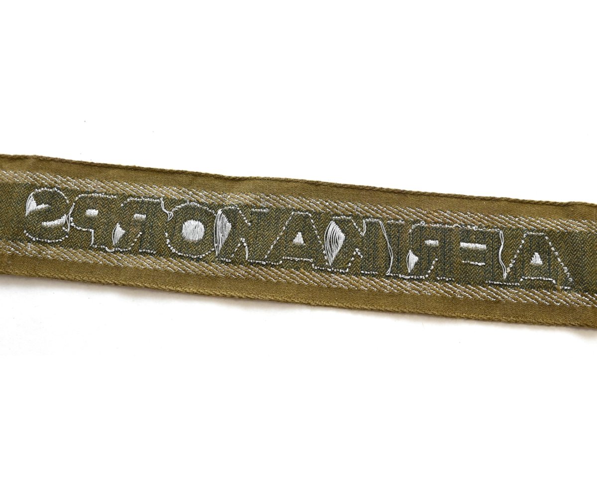 Mint 'Afrikakorps' Cufftitle — image 5