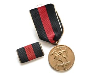 Anschluss 1 Oktober 1938 Medal + Ribbon