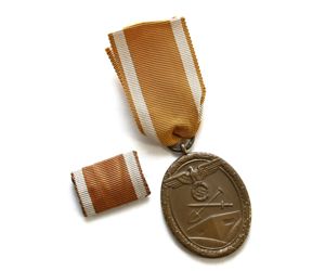 Schutzwall Ehrenzeichen + Ribbon (Westwall)