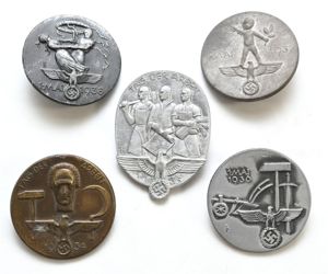 Tag der Arbeit Abzeichen Lot 1935-1938