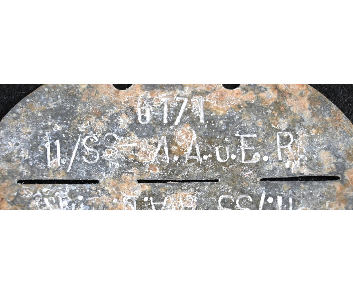 Waffen-ᛋᛋ Art.Ausb.u.Ers.Rgt Erkennungsmarke — image 2