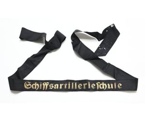 Kriegsmarine Schiffsartillerieschule Cap Tally