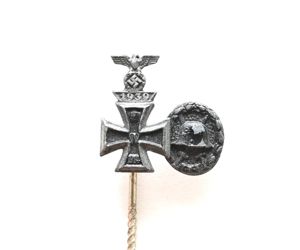 Wiederholungsspange zum EK1 1914 + VWA Stickpin