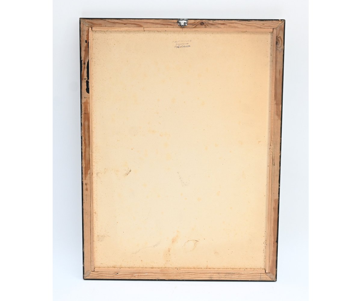 Framed M.G.Btl.6 Aktive Dienstzeit Document (large) — image 5