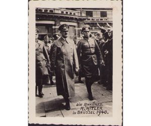 A.Hitler in Brussel 1940 Photo