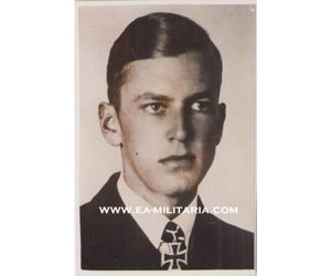 Ritterkreuzträger Oblt. z. See Christiansen Press Photo