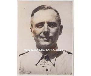 Ritterkreuzträger Major Heymer Press Photo