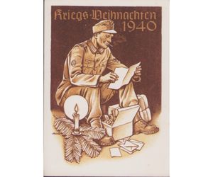 Gebirgsjäger Christmas 1940 Postcard