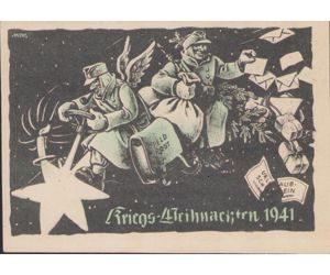 Gebirgsjäger Christmas 1941 Postcard