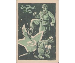 Gebirgsjäger Christmas 1942 Postcard