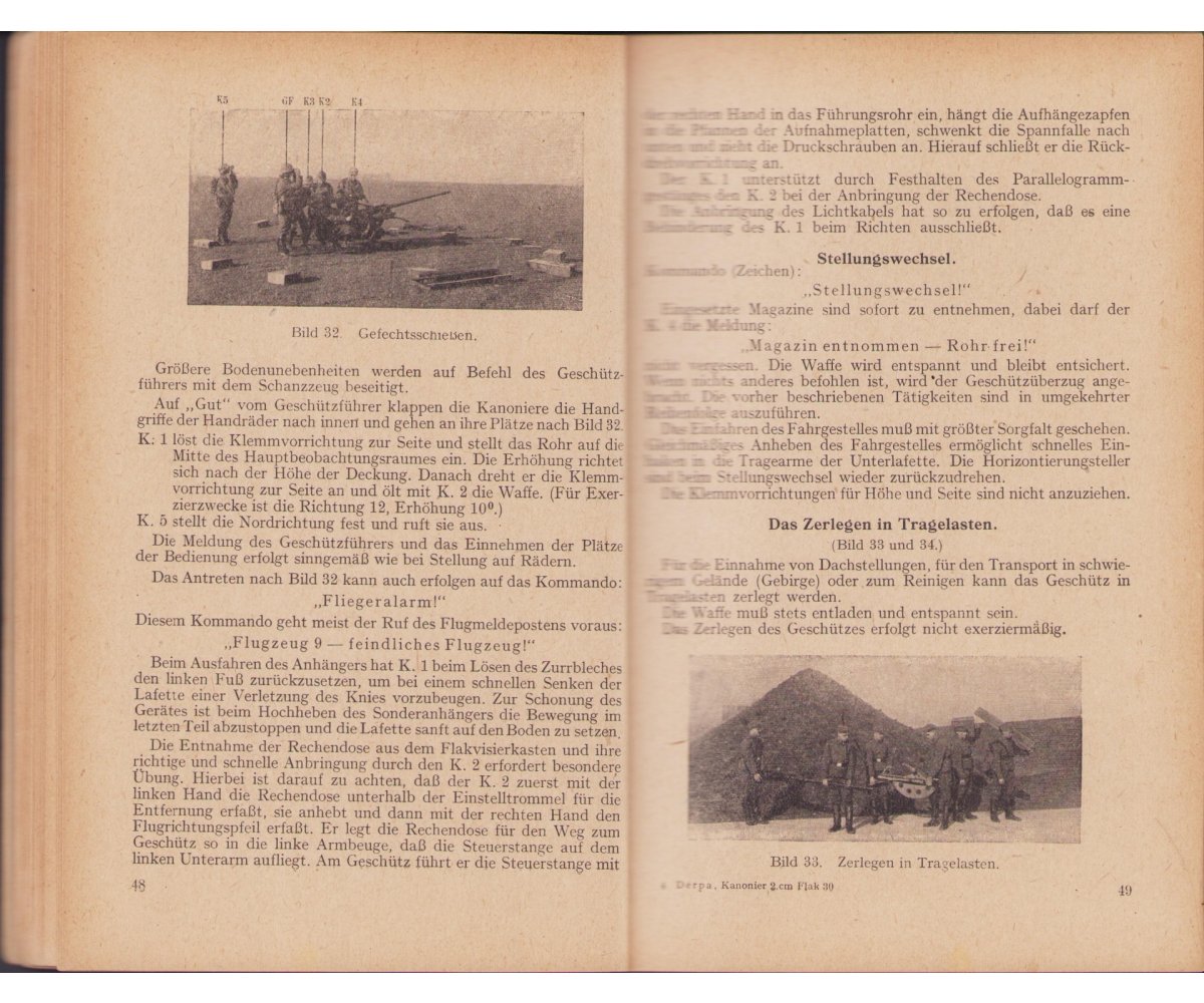 Luftwaffe 'Kanonier 2cm Flak 30' Booklet 1942 — image 7
