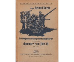 Luftwaffe 'Kanonier 2cm Flak 30' Booklet 1942