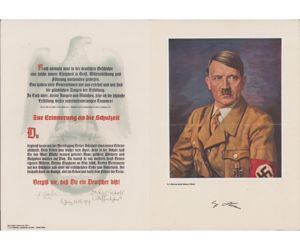 Commemorative 'Schulzeit' Folder/Document