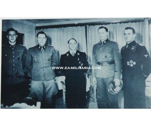 Signature Otto Günsche on Large! Photo