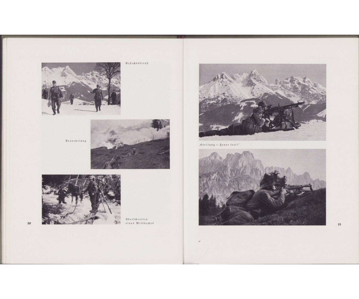 'Wir vom Alpenkorps' Gebigsjäger Book 1939 — image 12