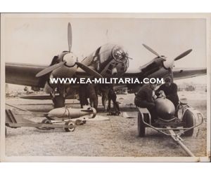 'He111 Verband in Norwegen' Press Photo (KG26)